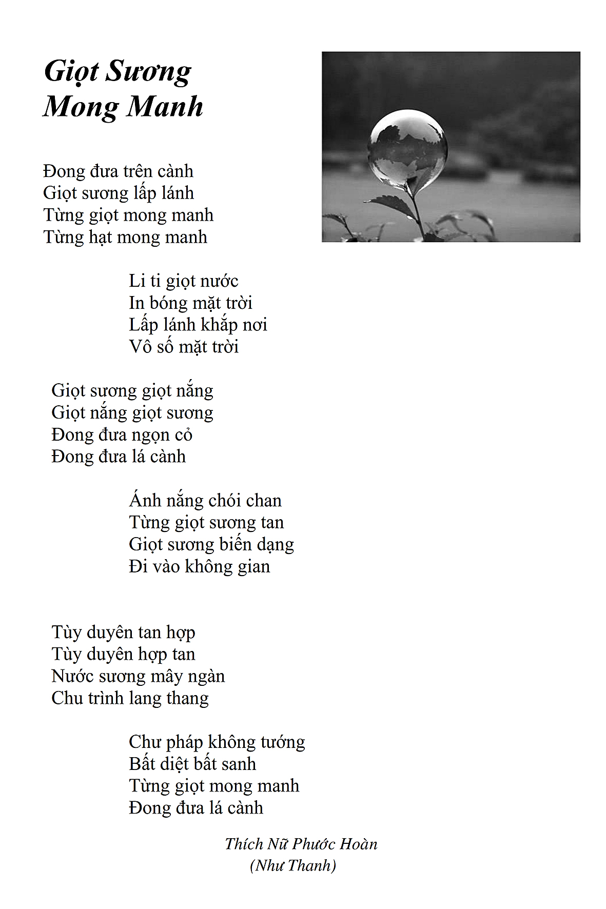 Giot Suong Mong Mang